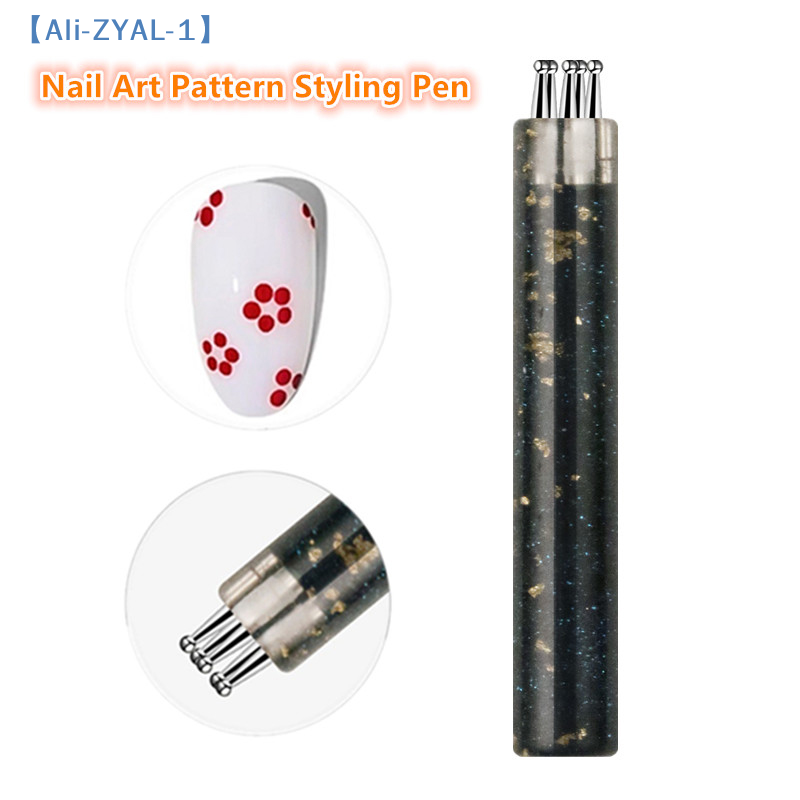 Nail Art One Stroke - 【ZYAL-1】1Pcs 5 Petal Flower Nail Dotting