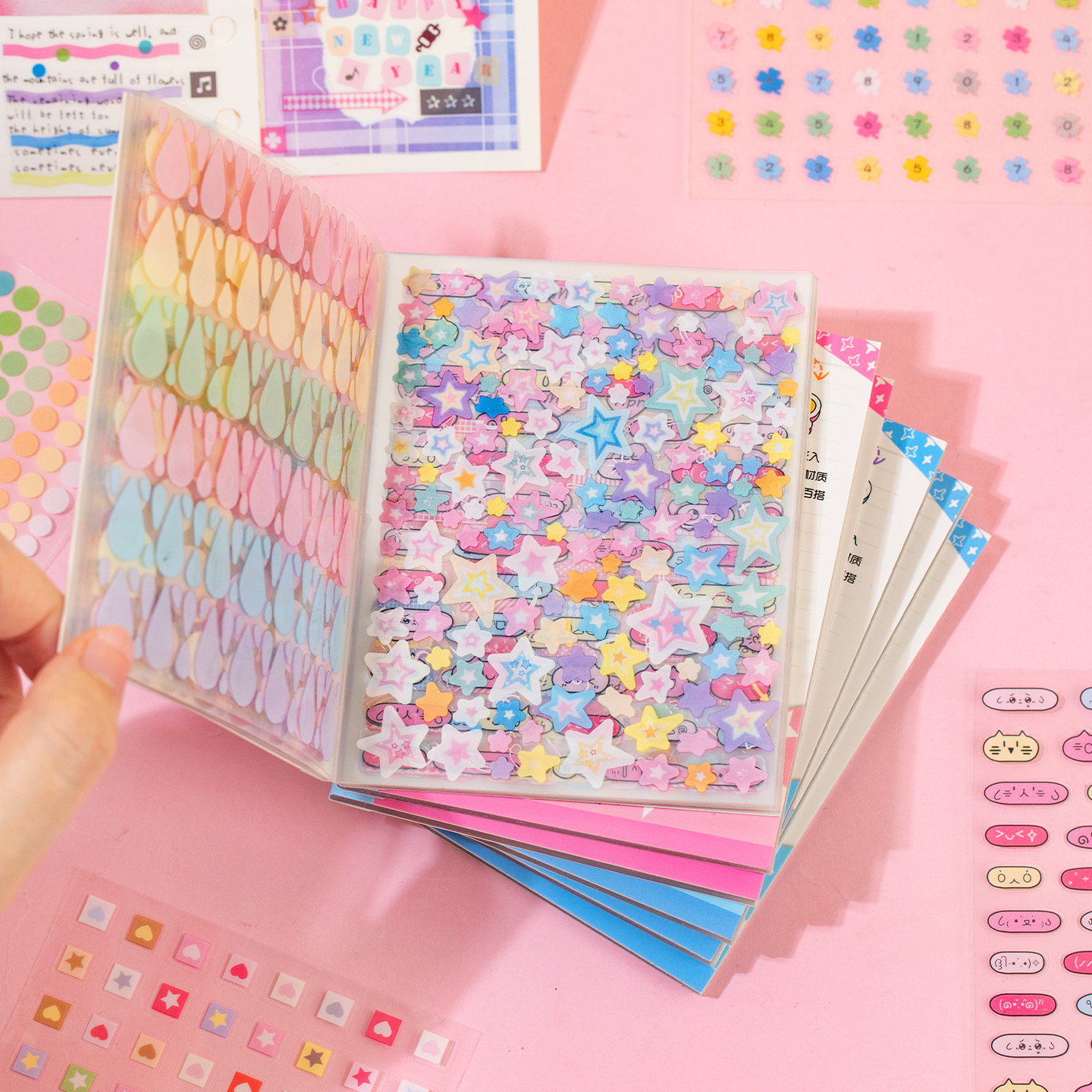 Nail Art Quotes - 32 pieces/book Gift Packaging Set Language