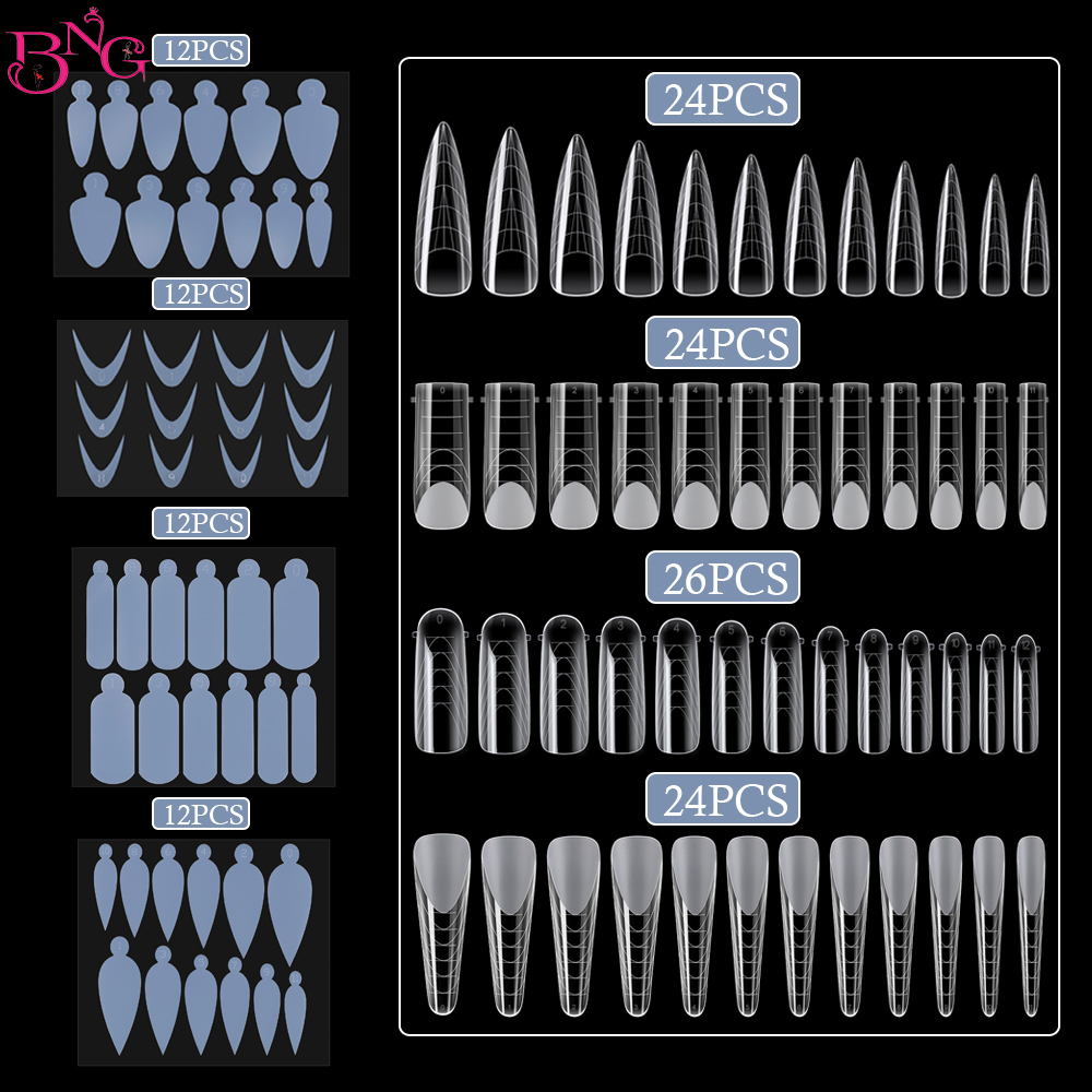 Polygel Nail Kit - BNG 146Pcs Dual Forms Nails Mold