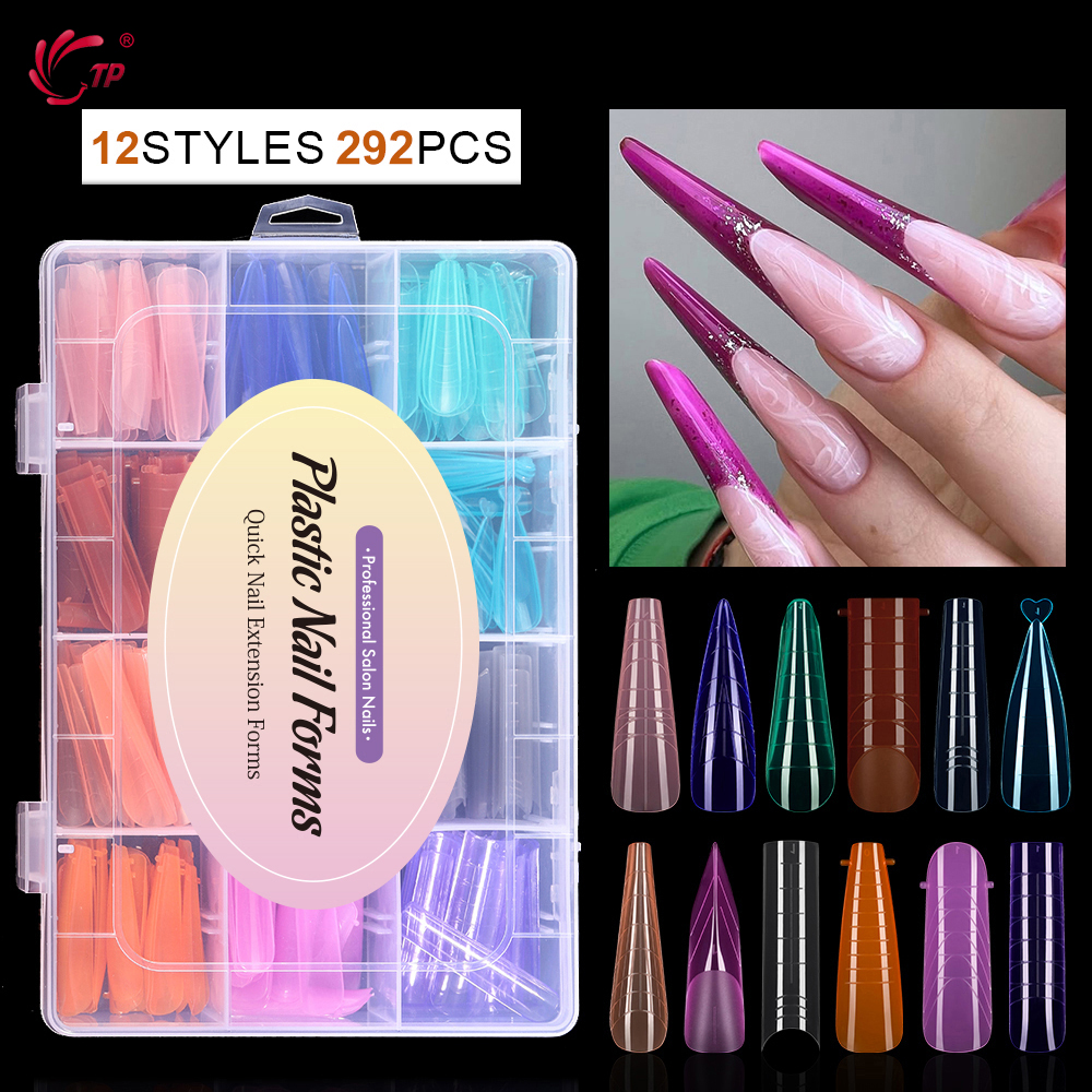 Polygel Nail Kit - TP 292pcs/box Nail Dual Form Set