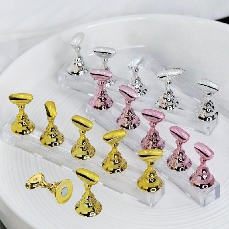 Nail Art Quotes - 1set Nail Tip Holder Japanese Checkerboard