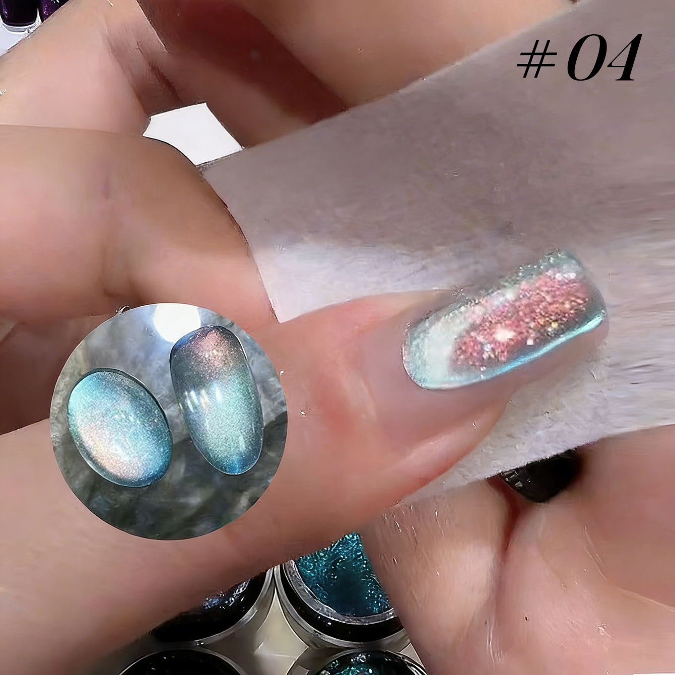 Nail Art Trend 2026 - MISS MIANEL 10ML Sparkling Aurora Cat