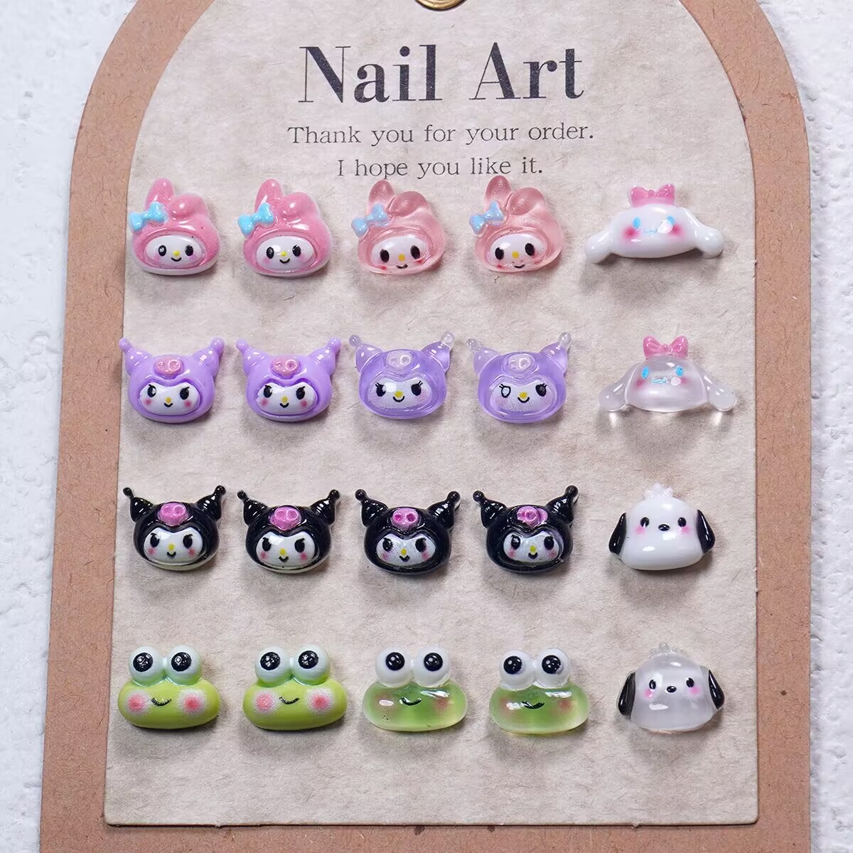 Rhinestone Nail Gem - 20PCS My Melody Kuromi Pochacco Nail