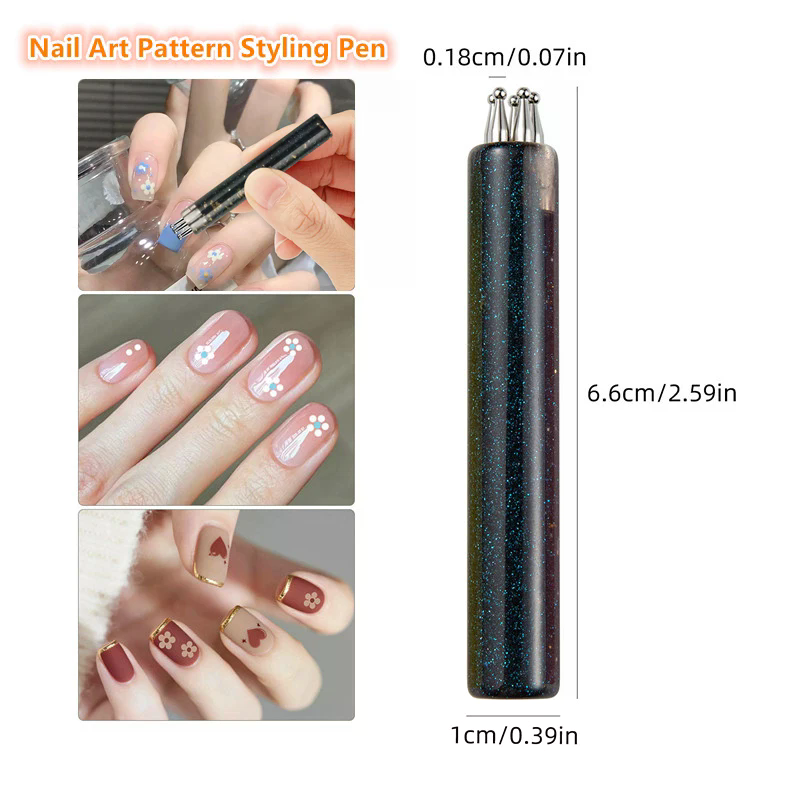 5 Petal Flower Nail Dotting Pe - Nail Art One Stroke 리뷰 및 가격