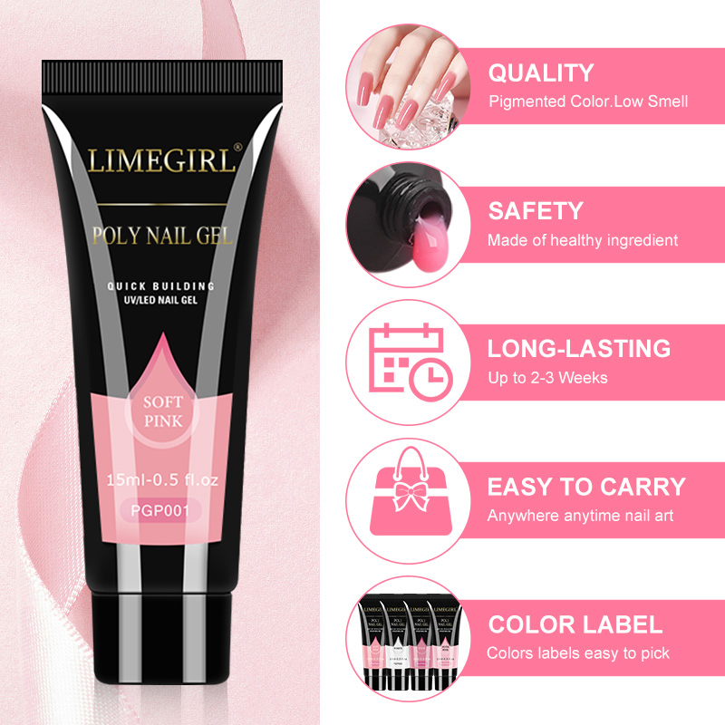 LIMEGIRL Poly Nail Gel Set Wit - Polygel Nail Kit 리뷰 및 가격
