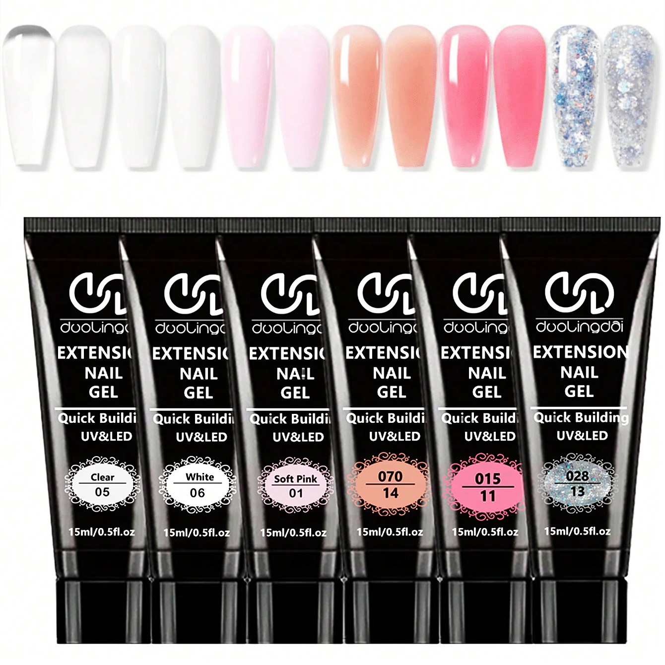 6 Colors Poly Extension Gel Na - Polygel Nail Kit 리뷰 및 가격