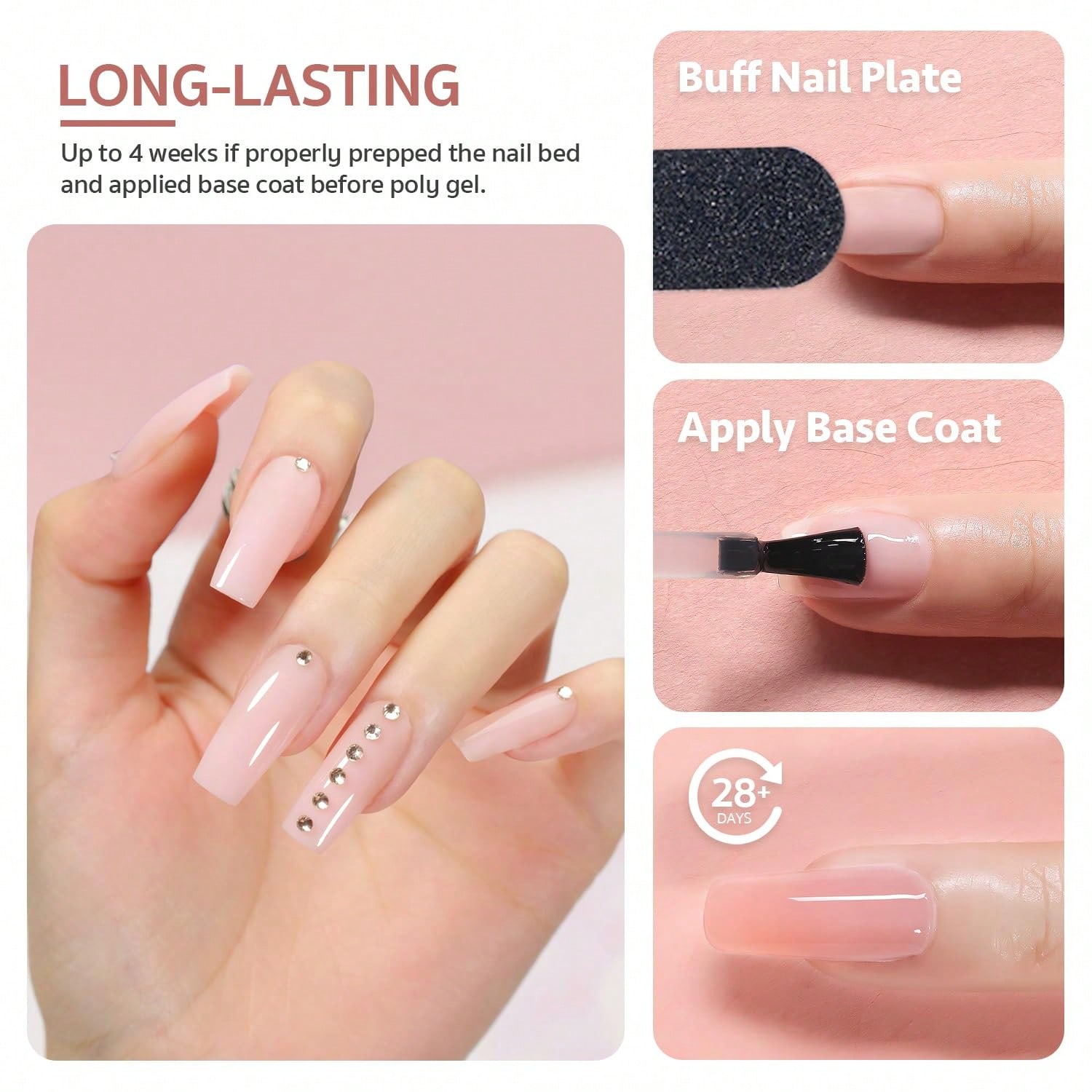 6 Colors Poly Extension Gel Na - Polygel Nail Kit 리뷰 및 가격