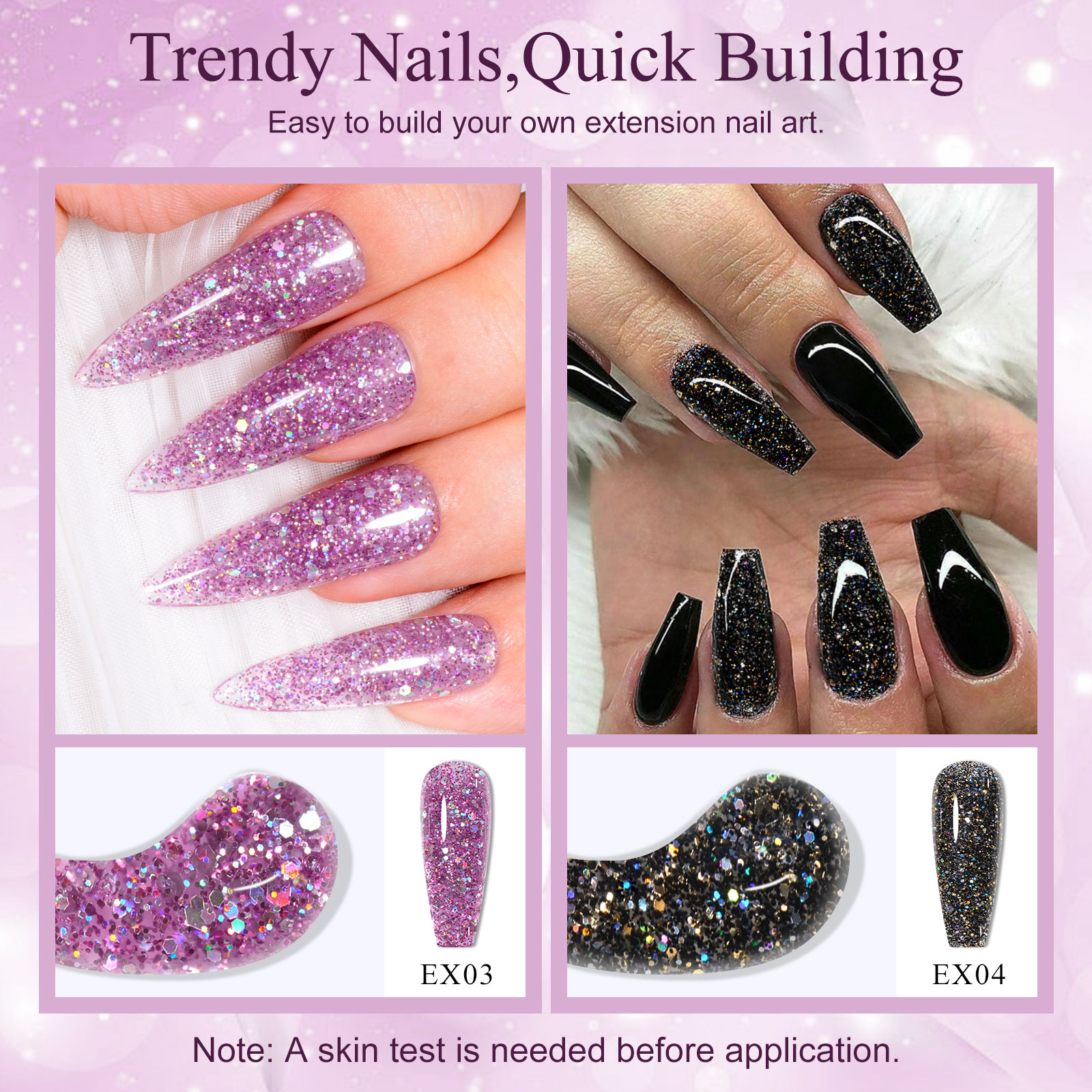 10PCS/SET Extension Nail Gel P - Polygel Nail Kit 리뷰 및 가격