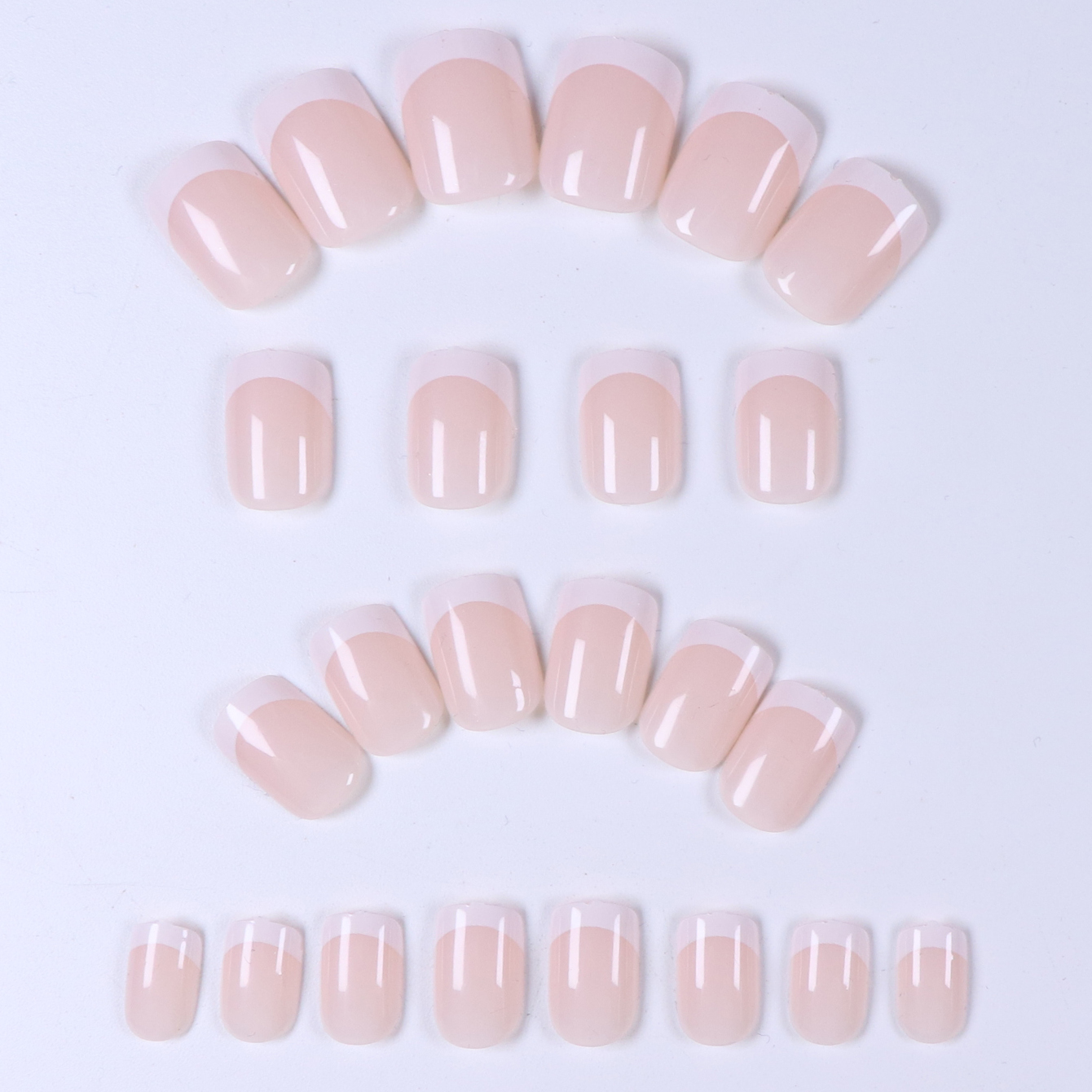 24PCS French white border shor - Nail Art French 리뷰 및 가격