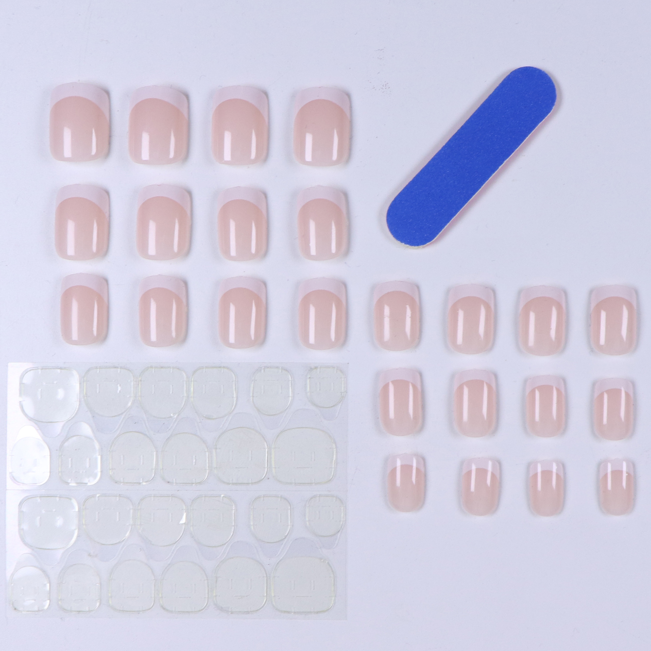 24PCS French white border shor - Nail Art French 리뷰 및 가격