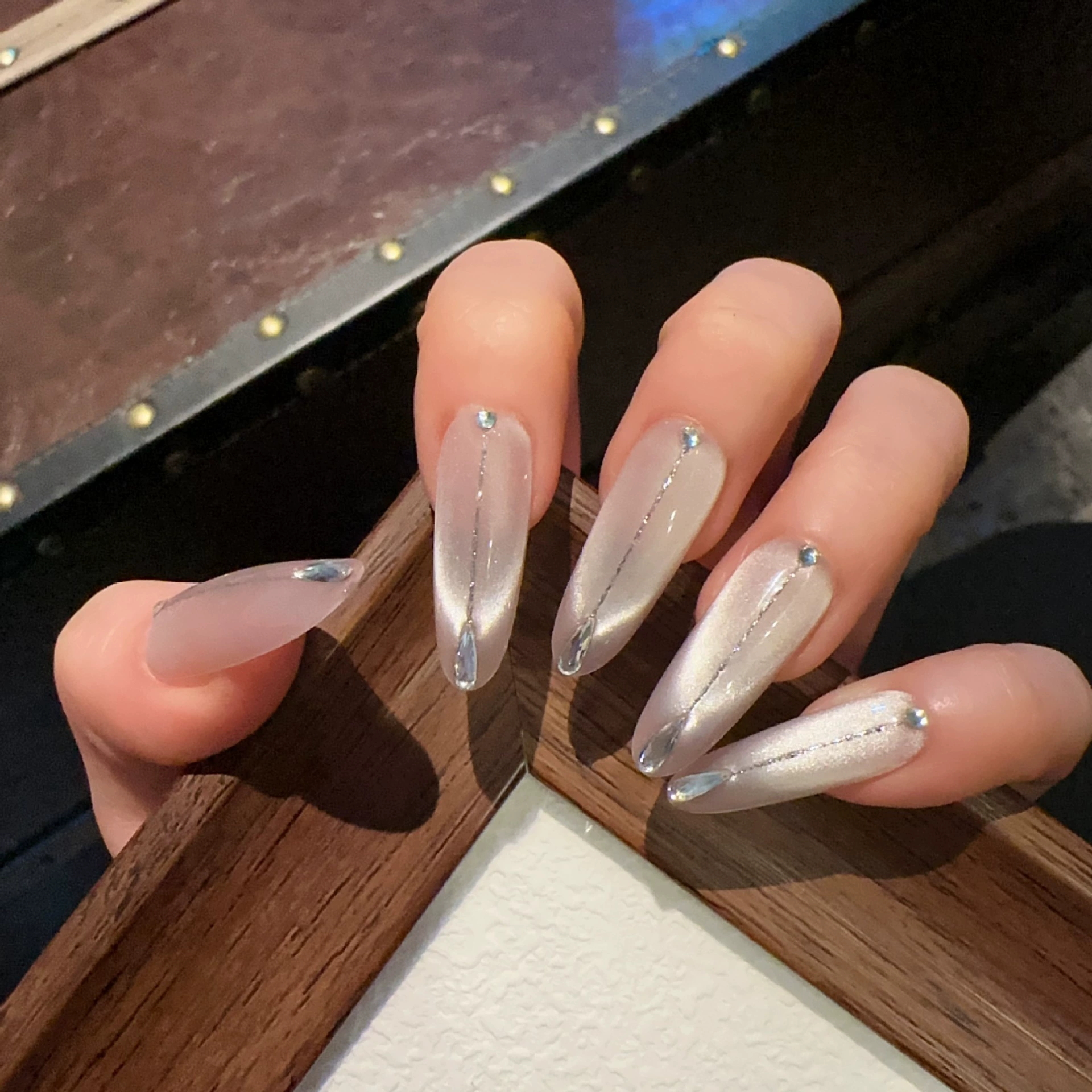10pcs/bag Long Oval Handmade P - Nail Art Oval 리뷰 및 가격