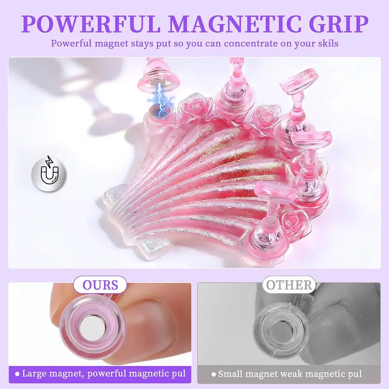 1Set Magnetic Nail Art Display - Nail Art Quotes 리뷰 및 가격