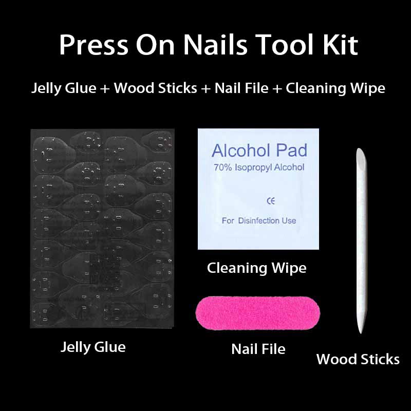 1 Set Nail Adhesive Tabs Jelly - Nail Art Quotes 리뷰 및 가격