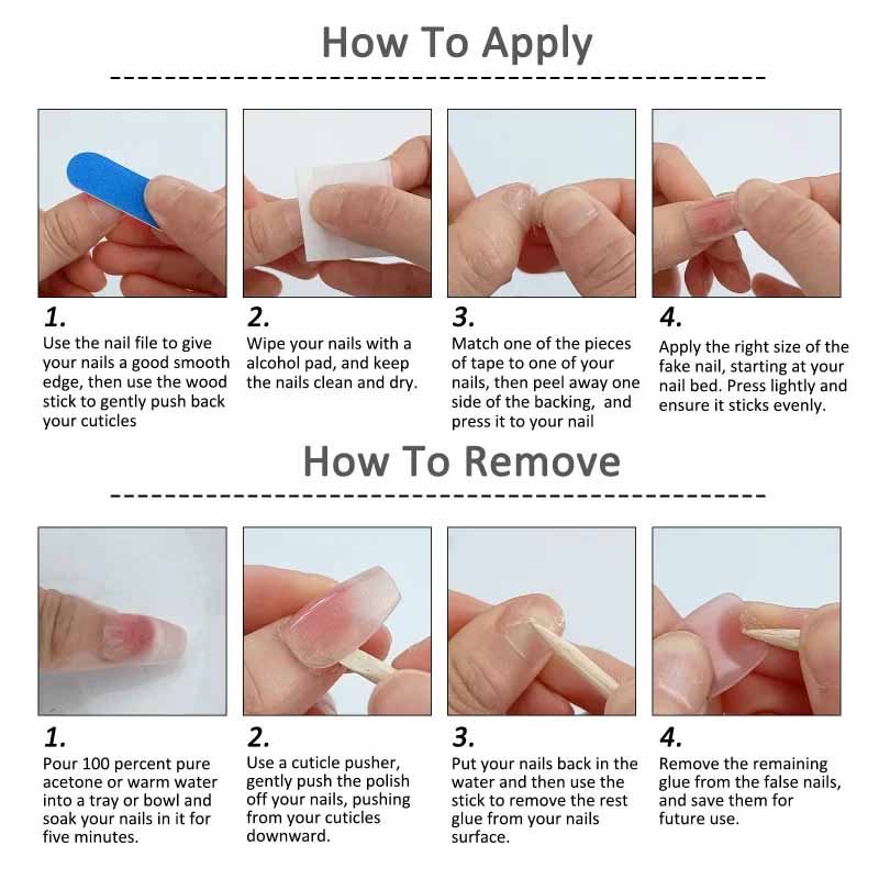 1 Set Nail Adhesive Tabs Jelly - Nail Art Quotes 리뷰 및 가격