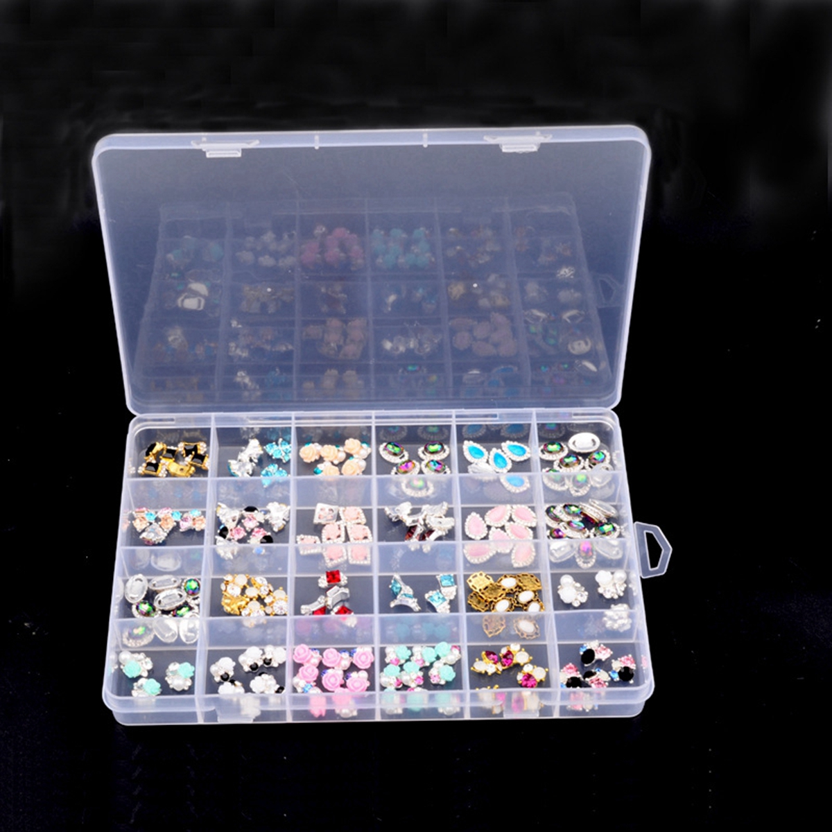 10/15/24/42 Grids Nail Art Gem - Rhinestone Nail Gem 리뷰 및 가격