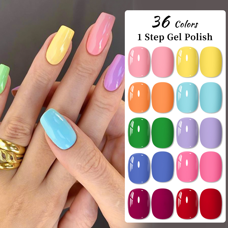 1-step Gel Polish 3 IN 1 Gel N - Nail Art One Stroke 리뷰 및 가격