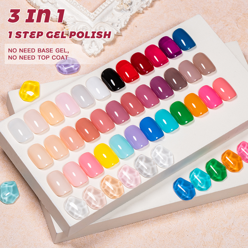 1-step Gel Polish 3 IN 1 Gel N - Nail Art One Stroke 리뷰 및 가격