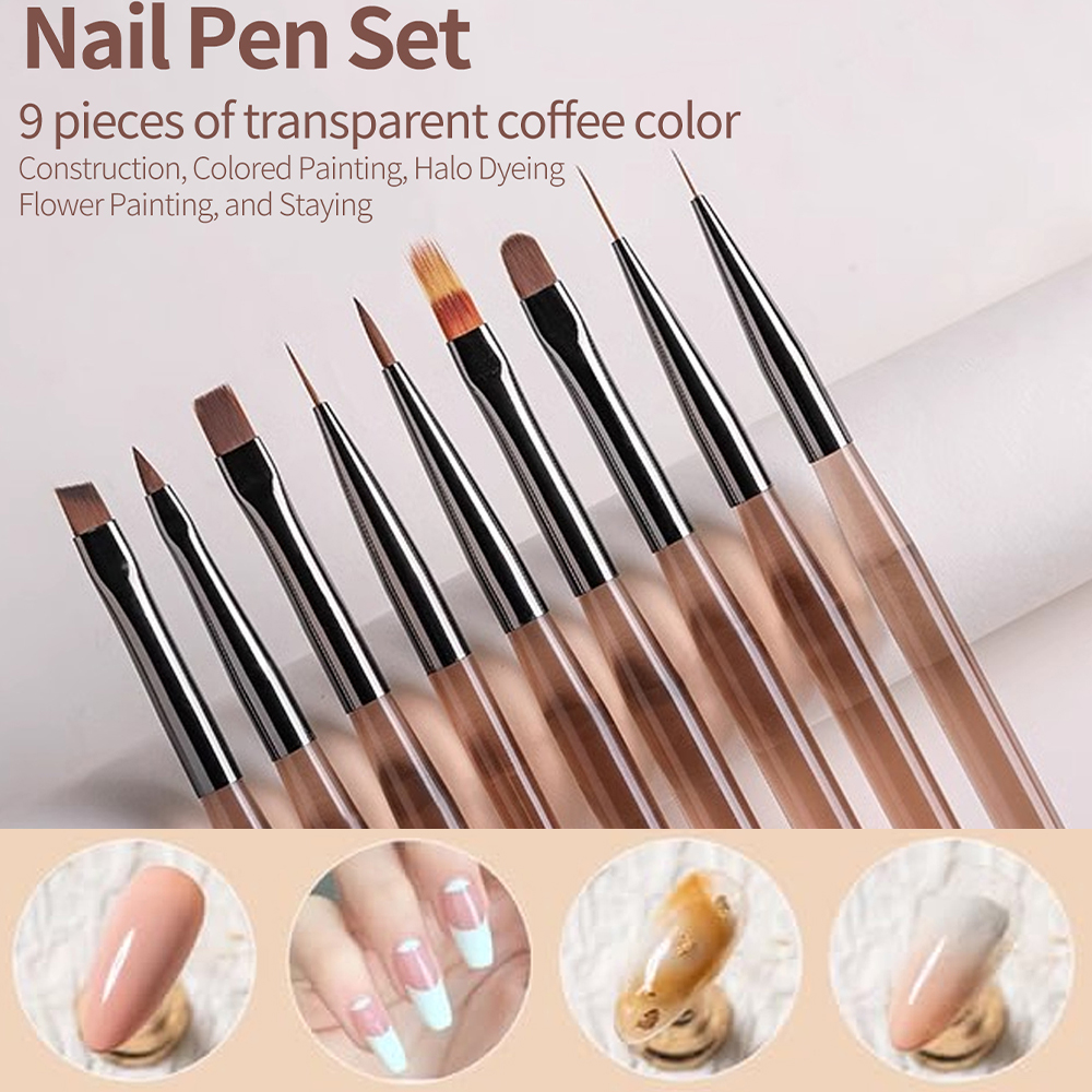 LINMANDA 9Pcs Nail Brush Liner - Nail Art Quotes 리뷰 및 가격