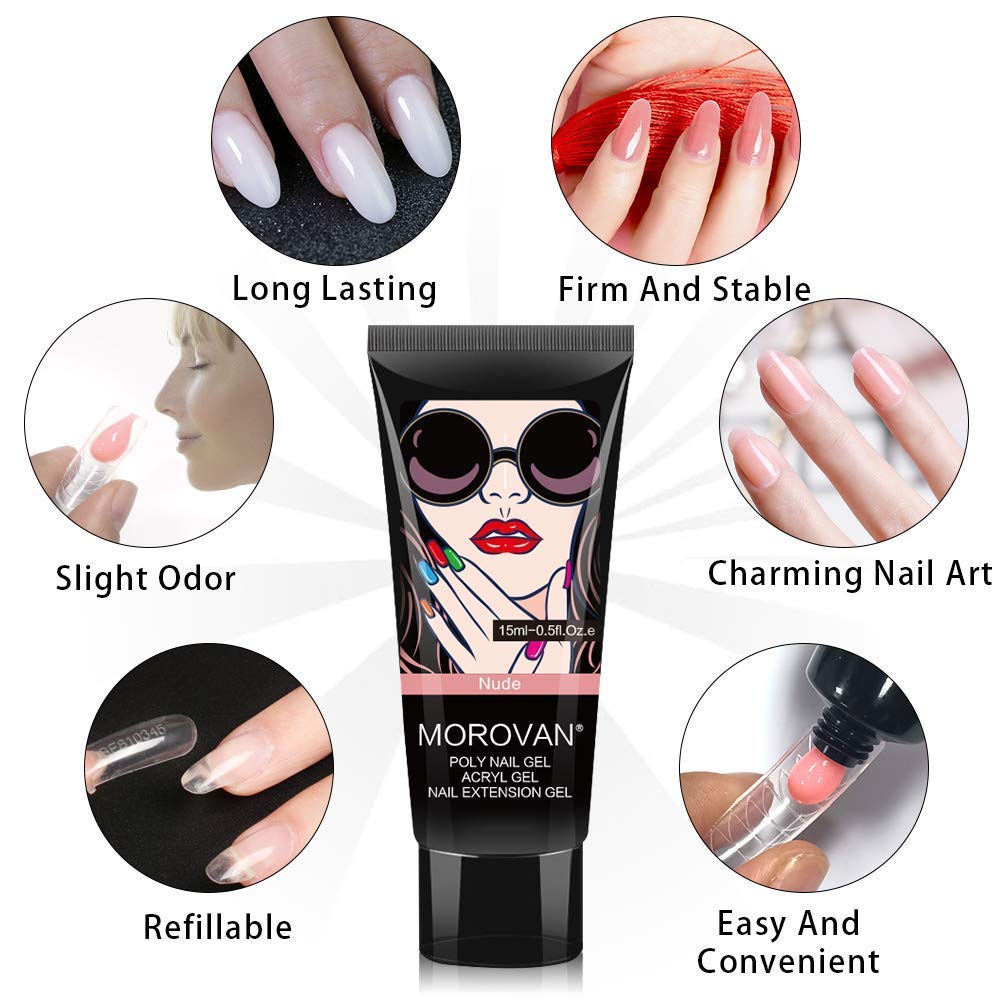 Poly Nail Gel Kit -6 Colors 0. - Polygel Nail Kit 리뷰 및 가격