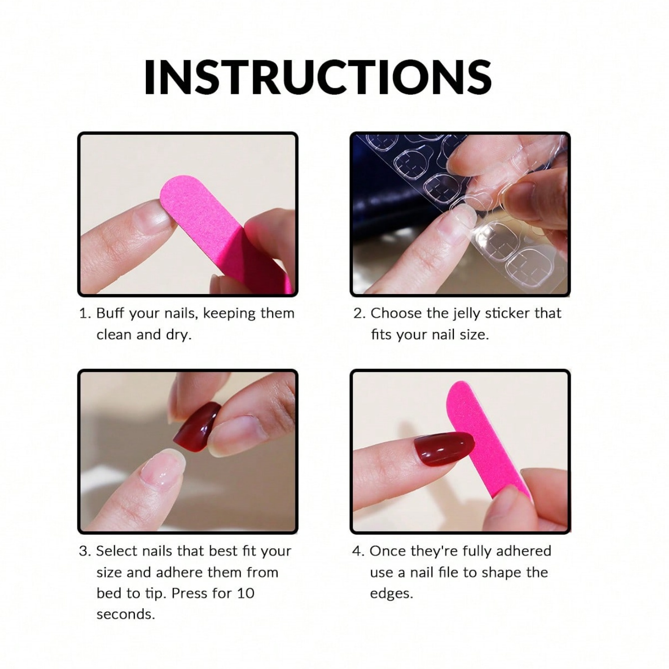 10 pieces of hand pressed oval - Nail Art Yellow 리뷰 및 가격