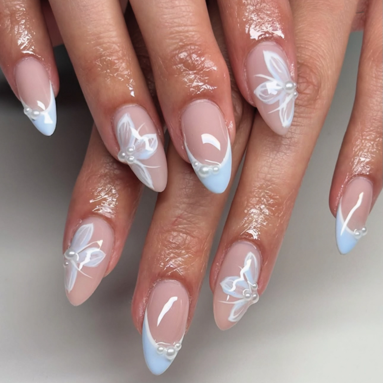 24Pcs Yellow Floral French Des - Nail Art Yellow 리뷰 및 가격