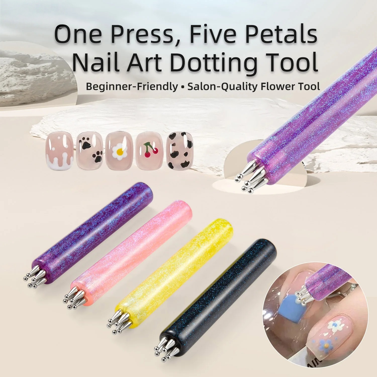 1pc Nail Art Pen with Flower T - Nail Art One Stroke 리뷰 및 가격