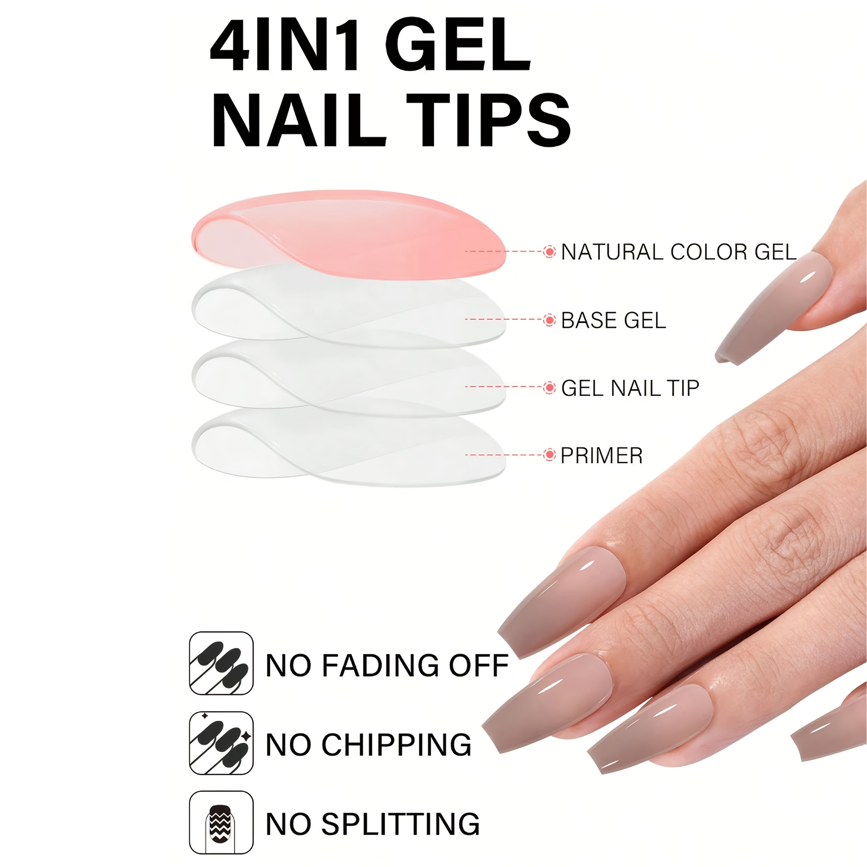 112pcs/140pcs1Box 5-color shor - Nail Art Oval 리뷰 및 가격