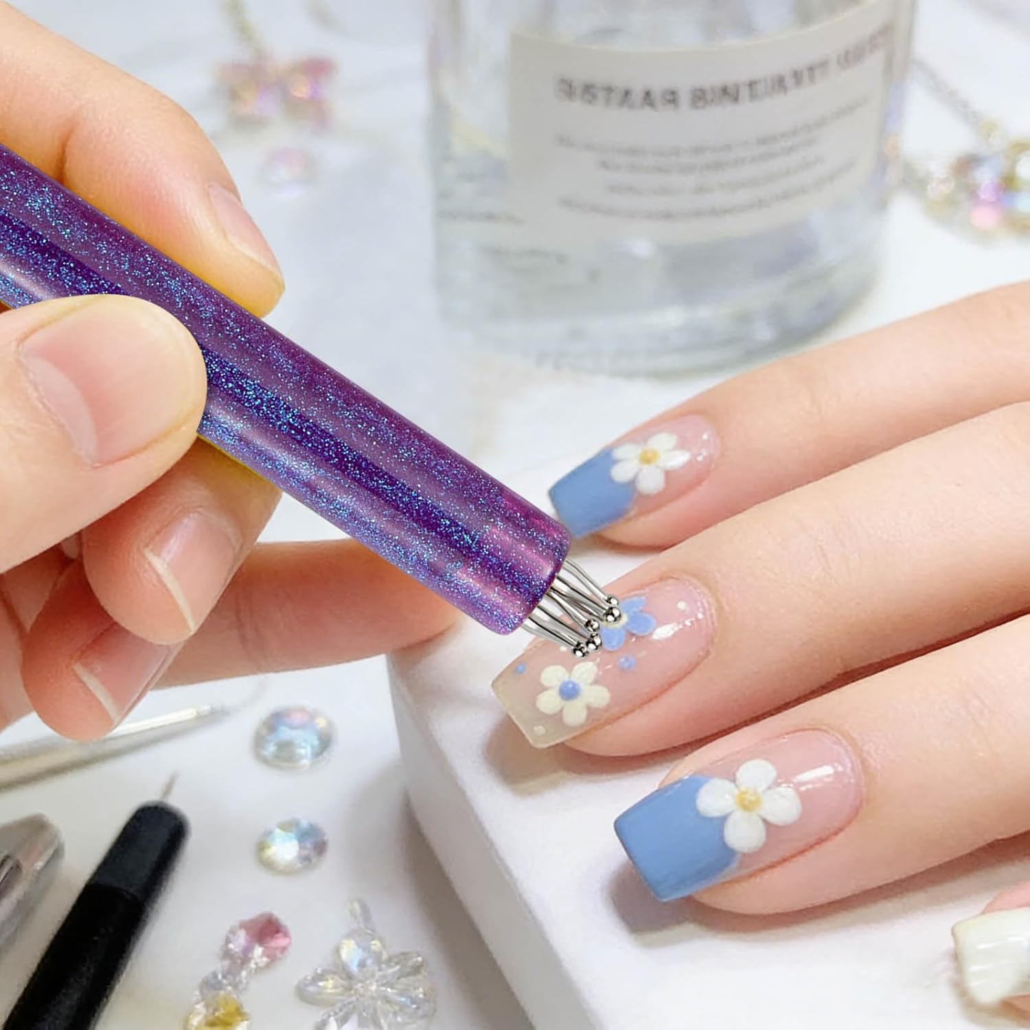 5 Petal Flower Nail Dotting Pe - Nail Art One Stroke 리뷰 및 가격