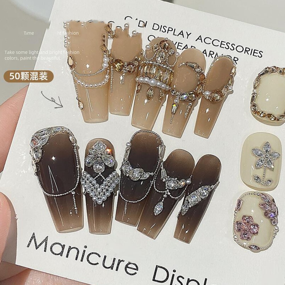 50Pcs Mixed Size Flat Bottom Z - Rhinestone Nail Gem 리뷰 및 가격