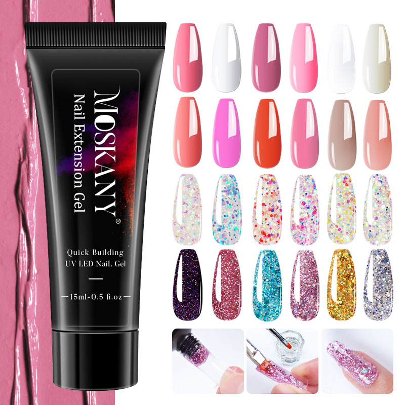 Poly Nail Gel Full Set With 6W - Polygel Nail Kit 리뷰 및 가격