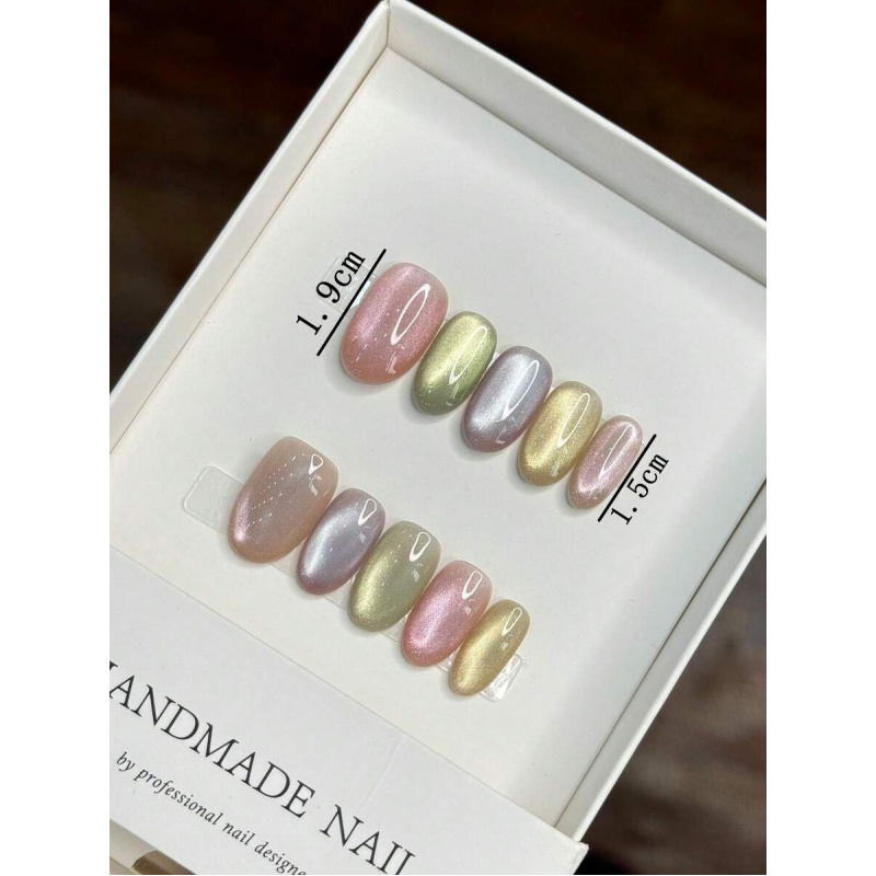10pchort Oval Handmade Cat Eye - Nail Art Oval 리뷰 및 가격