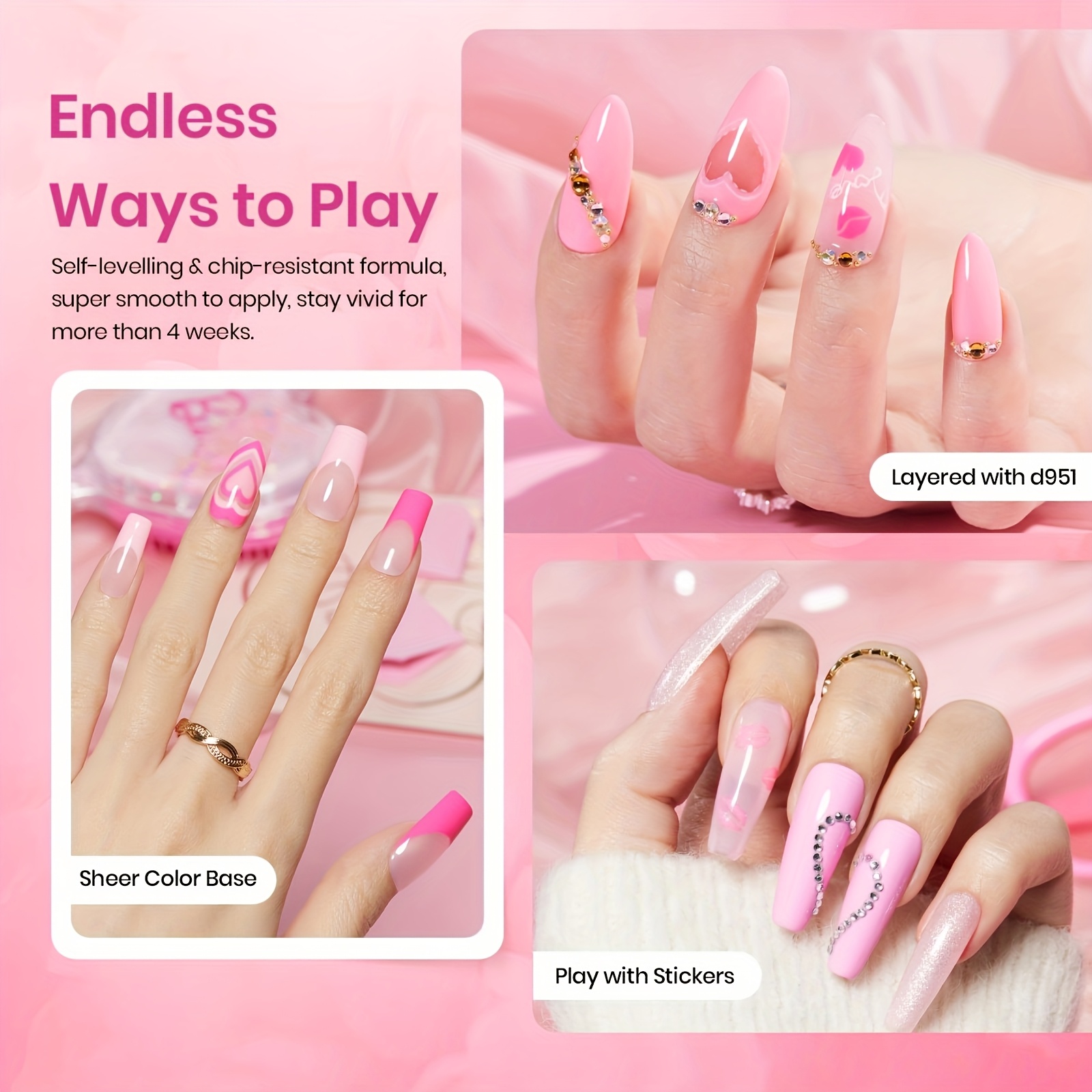 Poly Nail Gel Set, 12 Colors C - Polygel Nail Kit 리뷰 및 가격
