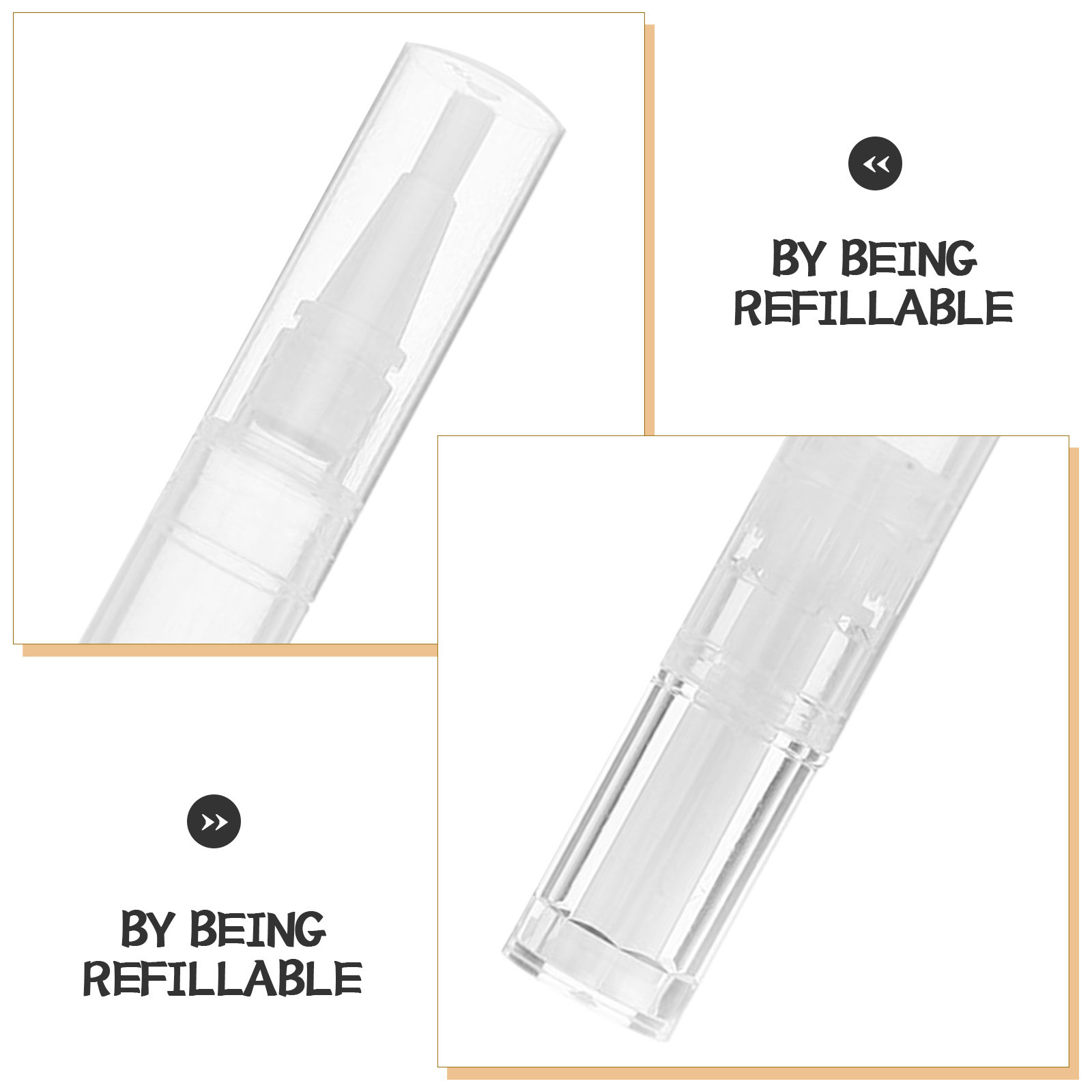 5Pcs Nail Oil Pen Transparent  - Cuticle Oil Pen 리뷰 및 가격