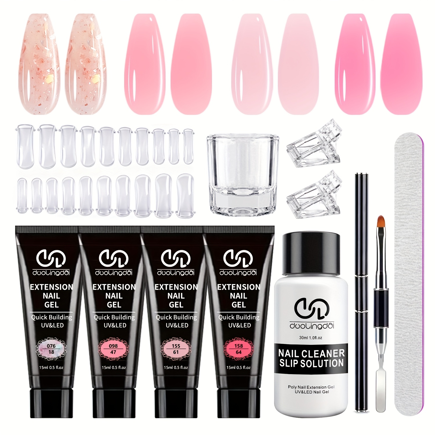 Poly Gel Nail Kit Starter with - Polygel Nail Kit 리뷰 및 가격