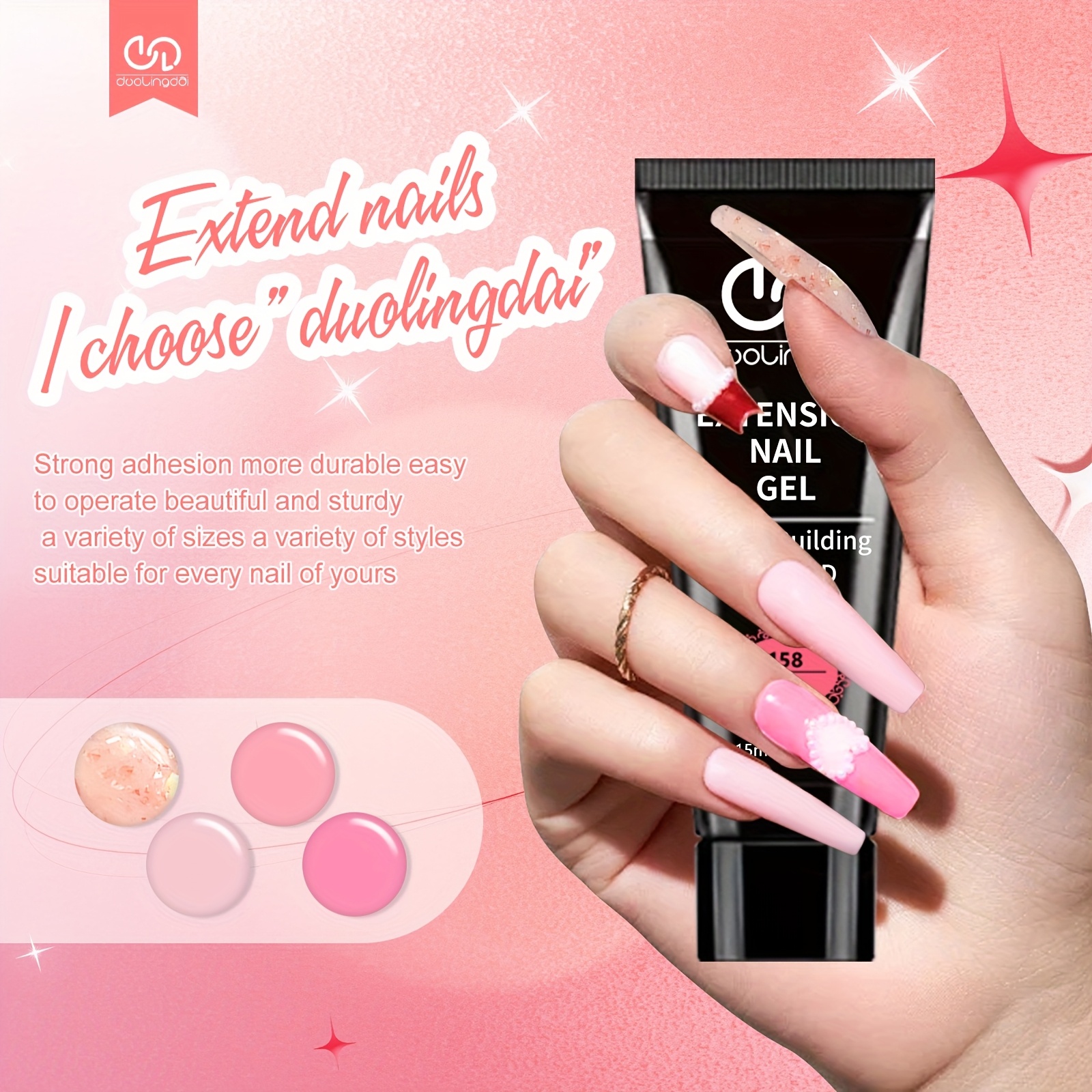 Poly Gel Nail Kit Starter with - Polygel Nail Kit 리뷰 및 가격