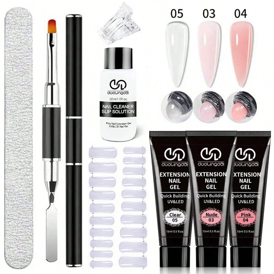8PCS/Set Poly Extension Gel Se - Polygel Nail Kit 리뷰 및 가격