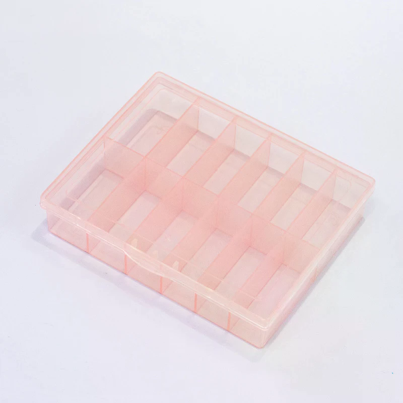 12 Grids Transparent Empty Nai - Rhinestone Nail Gem 리뷰 및 가격