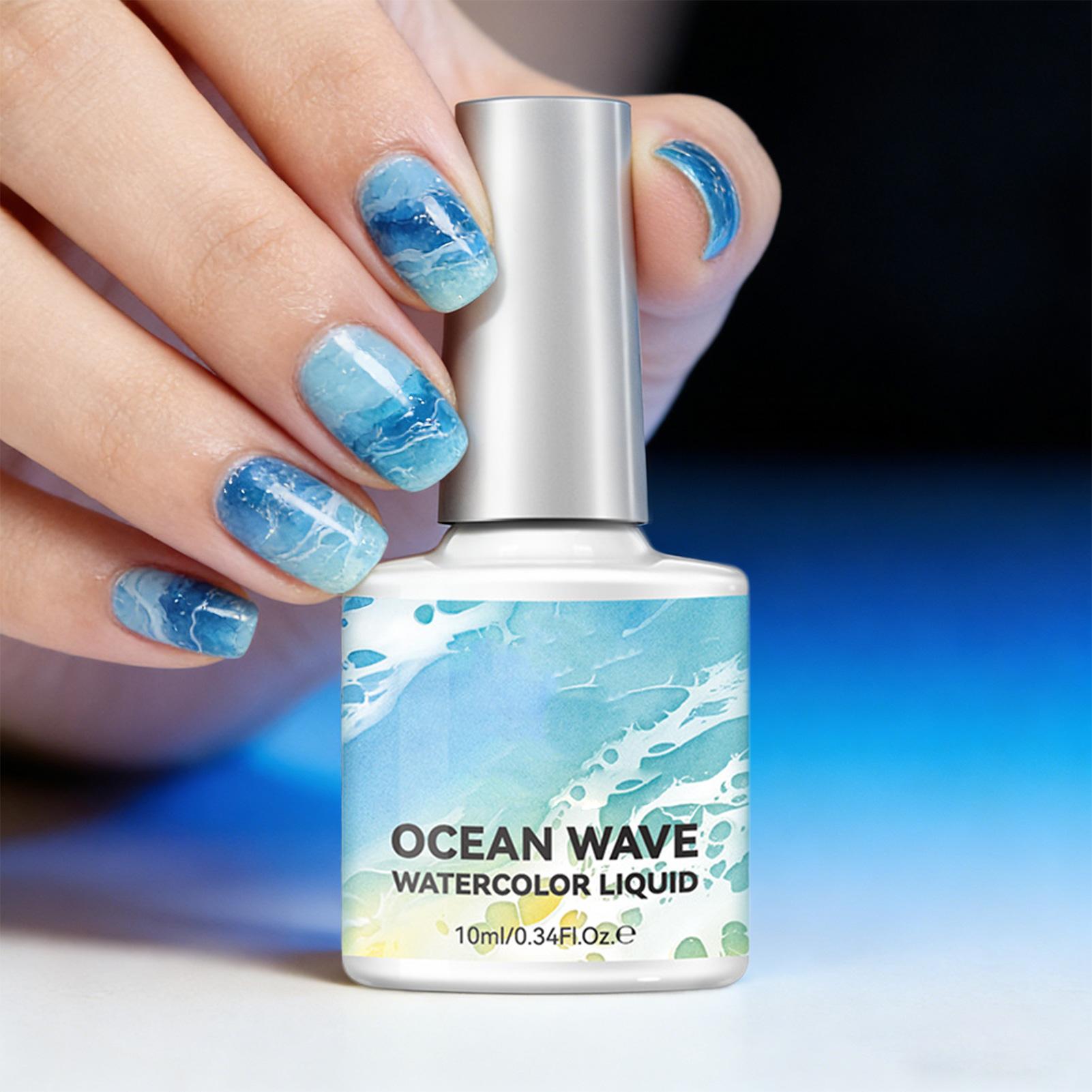 10ml Bubble Ocean Wave White G - Nail Art One Stroke 리뷰 및 가격