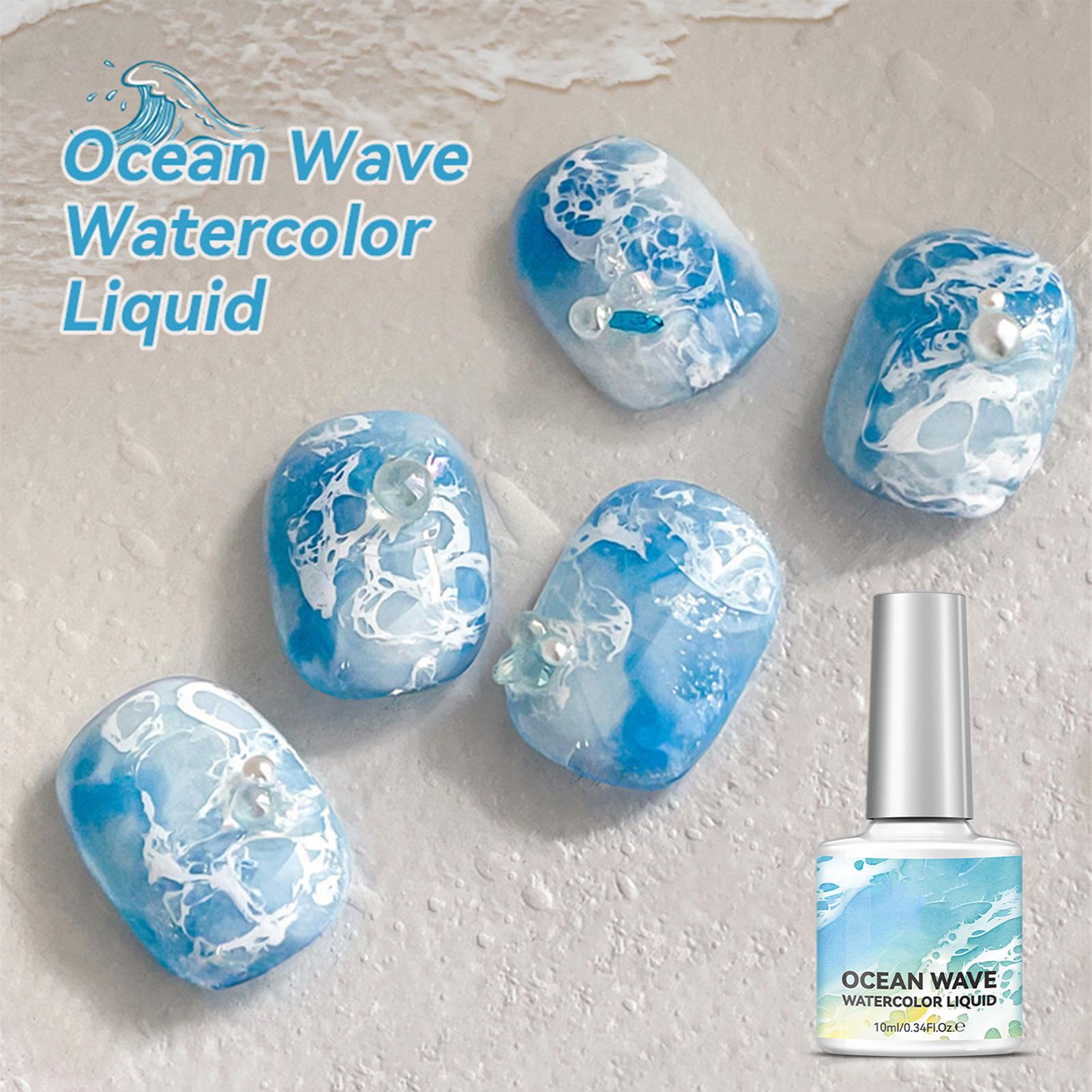 10ml Bubble Ocean Wave White G - Nail Art One Stroke 리뷰 및 가격