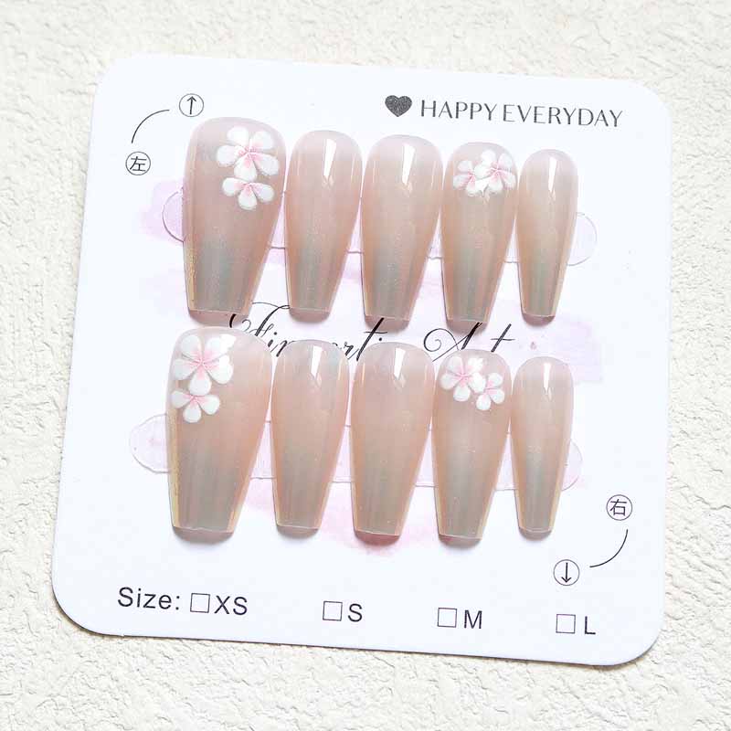10 Pcs Women French Style High - Nail Art French 리뷰 및 가격