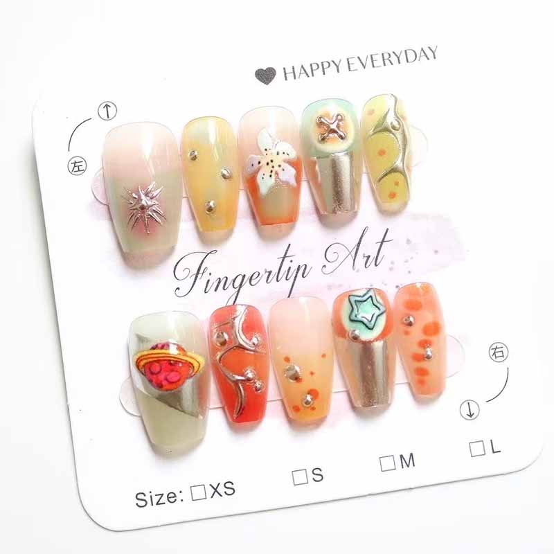 10 Pcs Women French Style High - Nail Art French 리뷰 및 가격