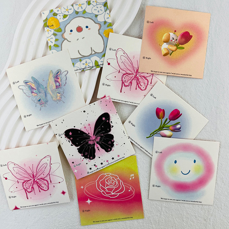 50Pcs 6.5x6.5cm 8x8cm Press On - Nail Art Quotes 리뷰 및 가격