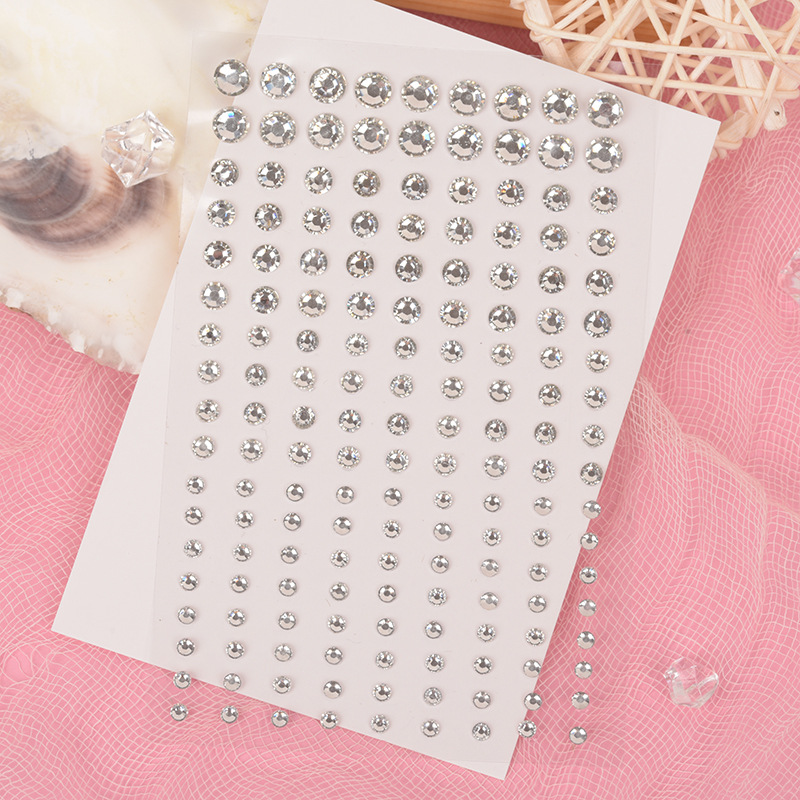 White Rhinestones 2mm 3mm 4mm  - Rhinestone Nail Gem 리뷰 및 가격