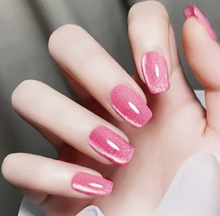 24pcs/set short square fake na - Nail Art Yellow 리뷰 및 가격
