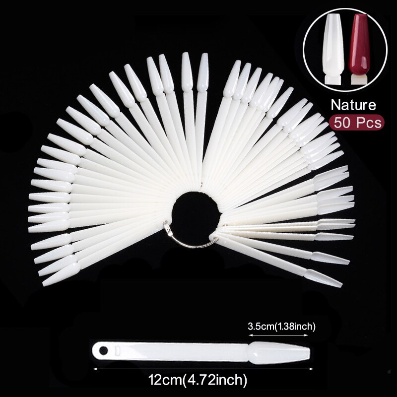 Nail Display Sticks Clear Natu - Nail Art Quotes 리뷰 및 가격