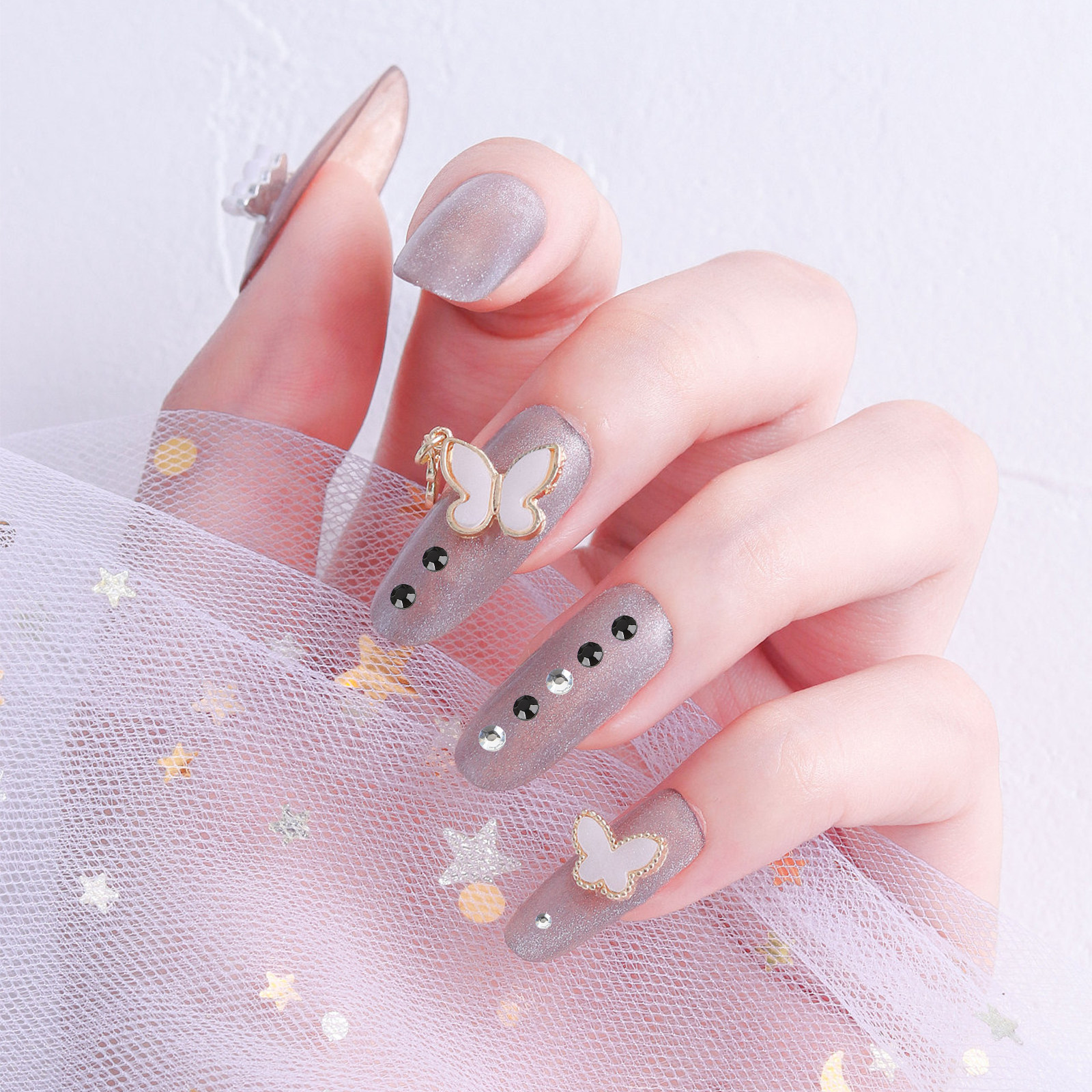 10Pcs Water Drill Decoration S - Rhinestone Nail Gem 리뷰 및 가격