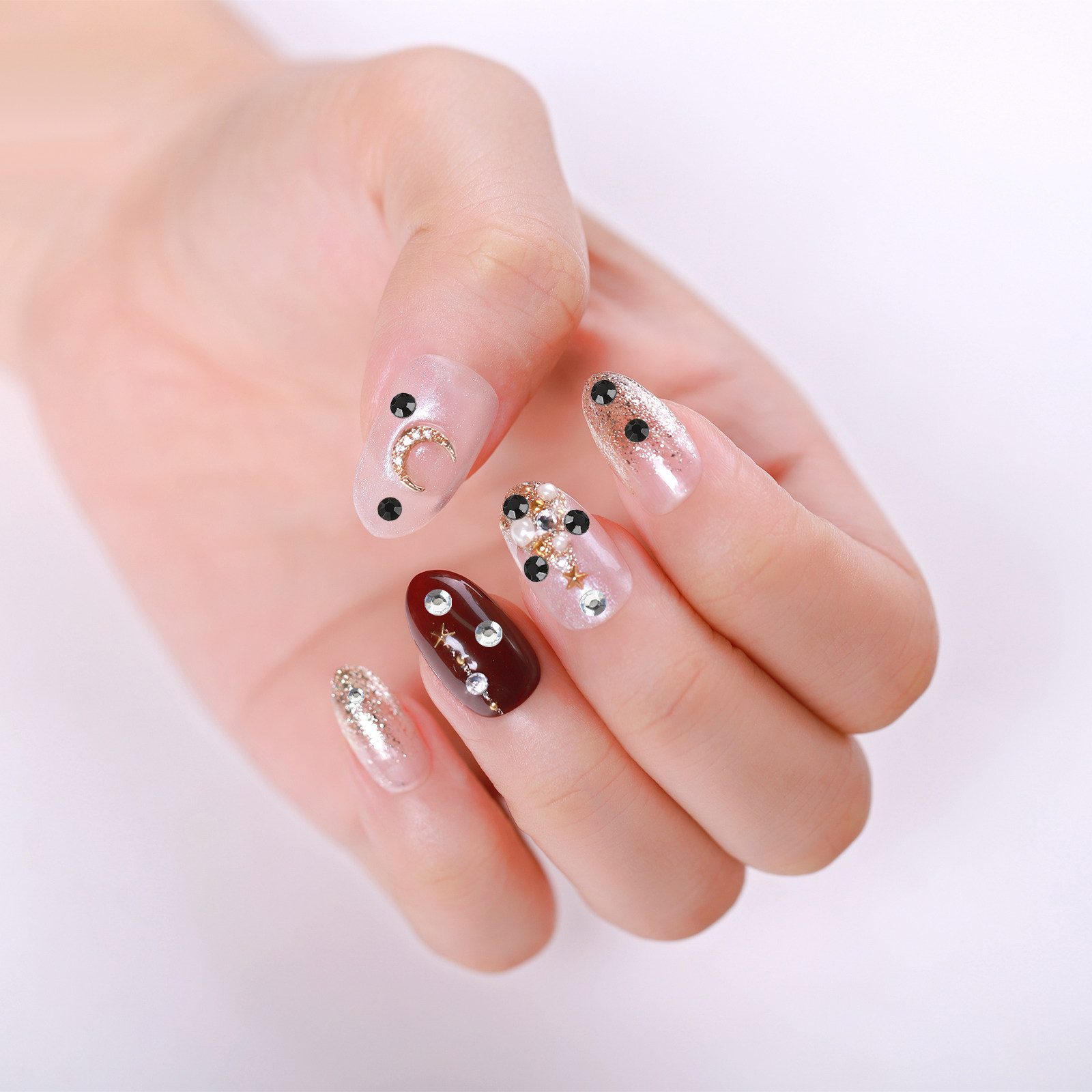 10Pcs Water Drill Decoration S - Rhinestone Nail Gem 리뷰 및 가격