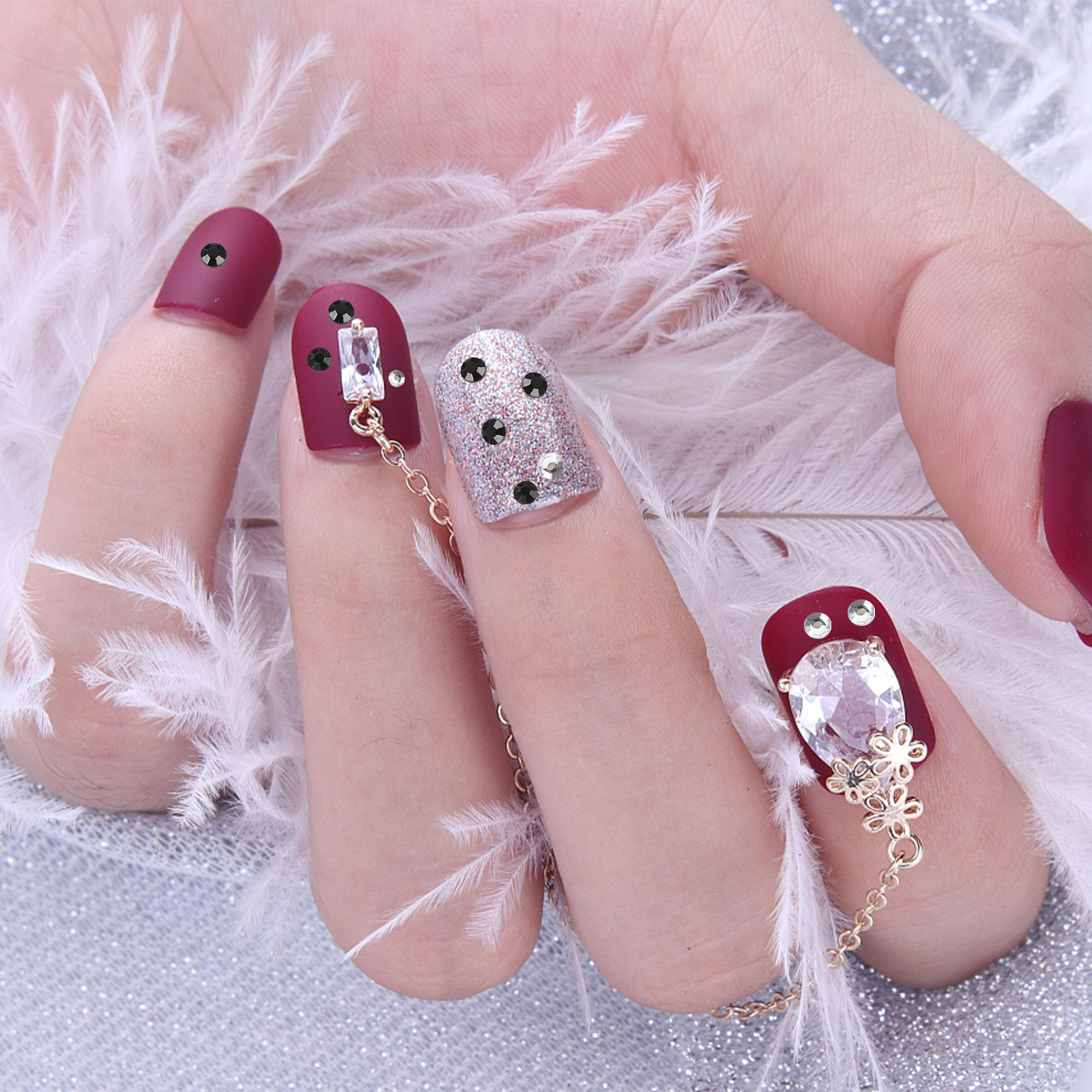 10Pcs Water Drill Decoration S - Rhinestone Nail Gem 리뷰 및 가격