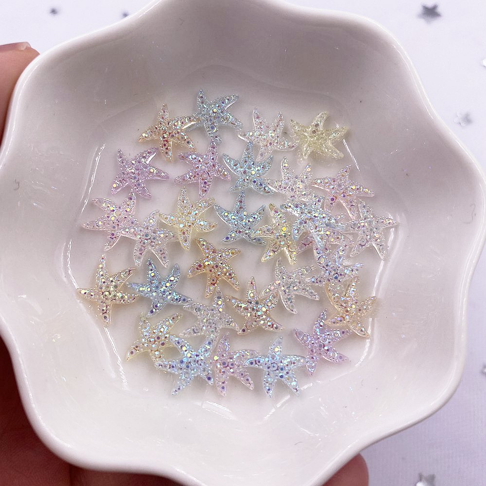 10mm Mini Shiny Star Nail Art  - Rhinestone Nail Gem 리뷰 및 가격