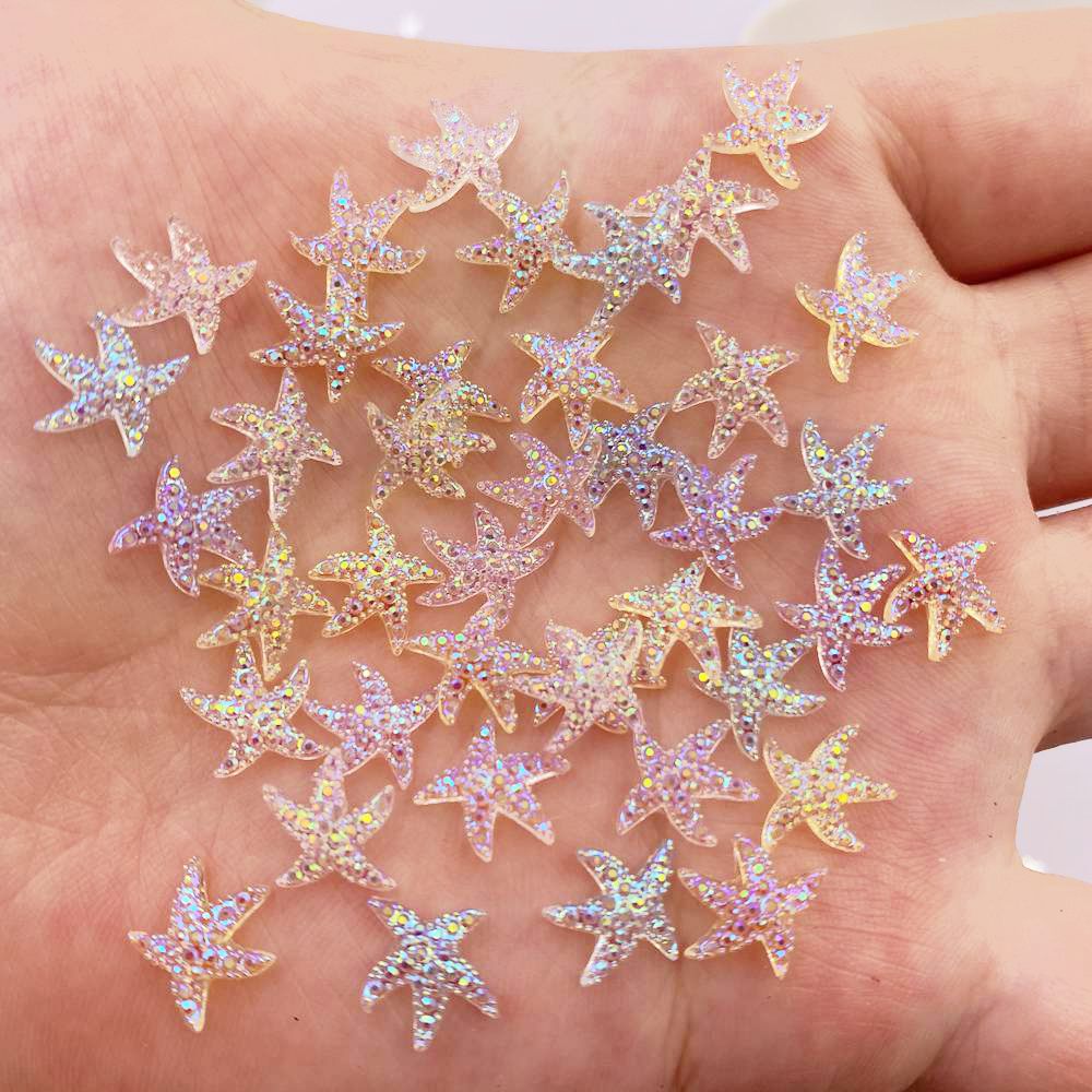 10mm Mini Shiny Star Nail Art  - Rhinestone Nail Gem 리뷰 및 가격